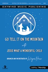 Go Tell It on the Mountain -with- Jesus, What a Wonderful Child SATB choral sheet music cover